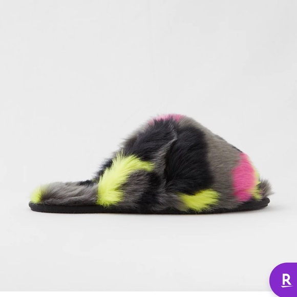 Sorel Go Mail Run Multicolor Faux Fur Slippers - Picture 3 of 5